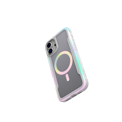 iPhone 16 Kılıf M-safe Şarj Özellikli Airbagli Raptic Shield 2.0 Serisi Şeffaf Arka Yüzey Kapak