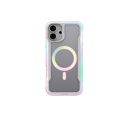 iPhone 16 Kılıf M-safe Şarj Özellikli Airbagli Raptic Shield 2.0 Serisi Şeffaf Arka Yüzey Kapak
