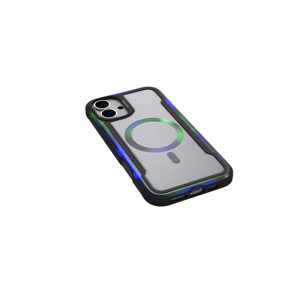 iPhone 16 Kılıf M-safe Şarj Özellikli Airbagli Raptic Shield 2.0 Serisi Şeffaf Arka Yüzey Kapak