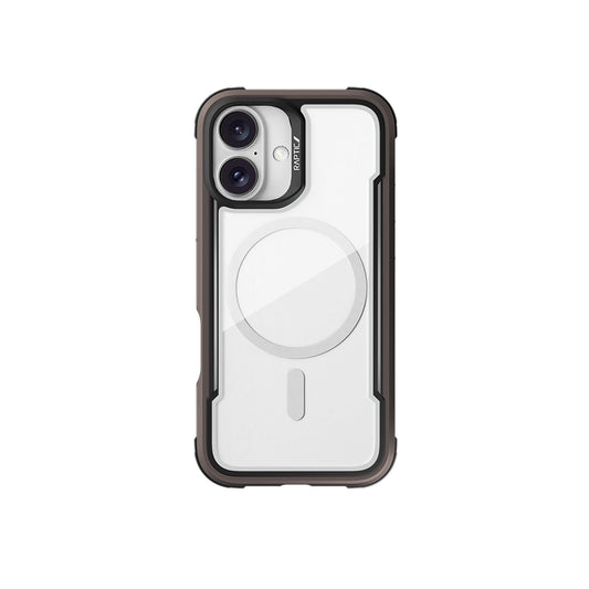 iPhone 16 Kılıf M-safe Şarj Özellikli Airbagli Raptic Shield Serisi Şeffaf Arka Yüzey Kapak