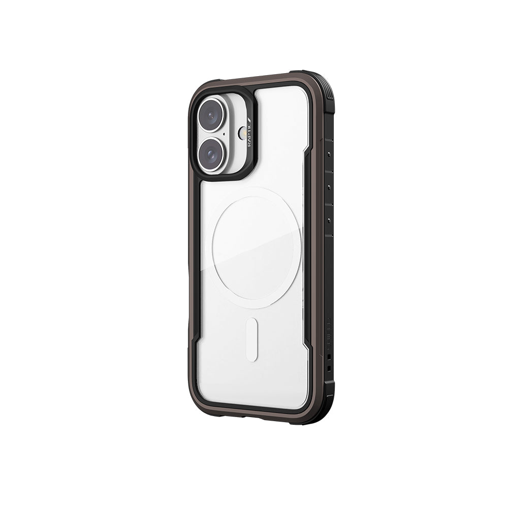 iPhone 16 Kılıf M-safe Şarj Özellikli Airbagli Raptic Shield Serisi Şeffaf Arka Yüzey Kapak
