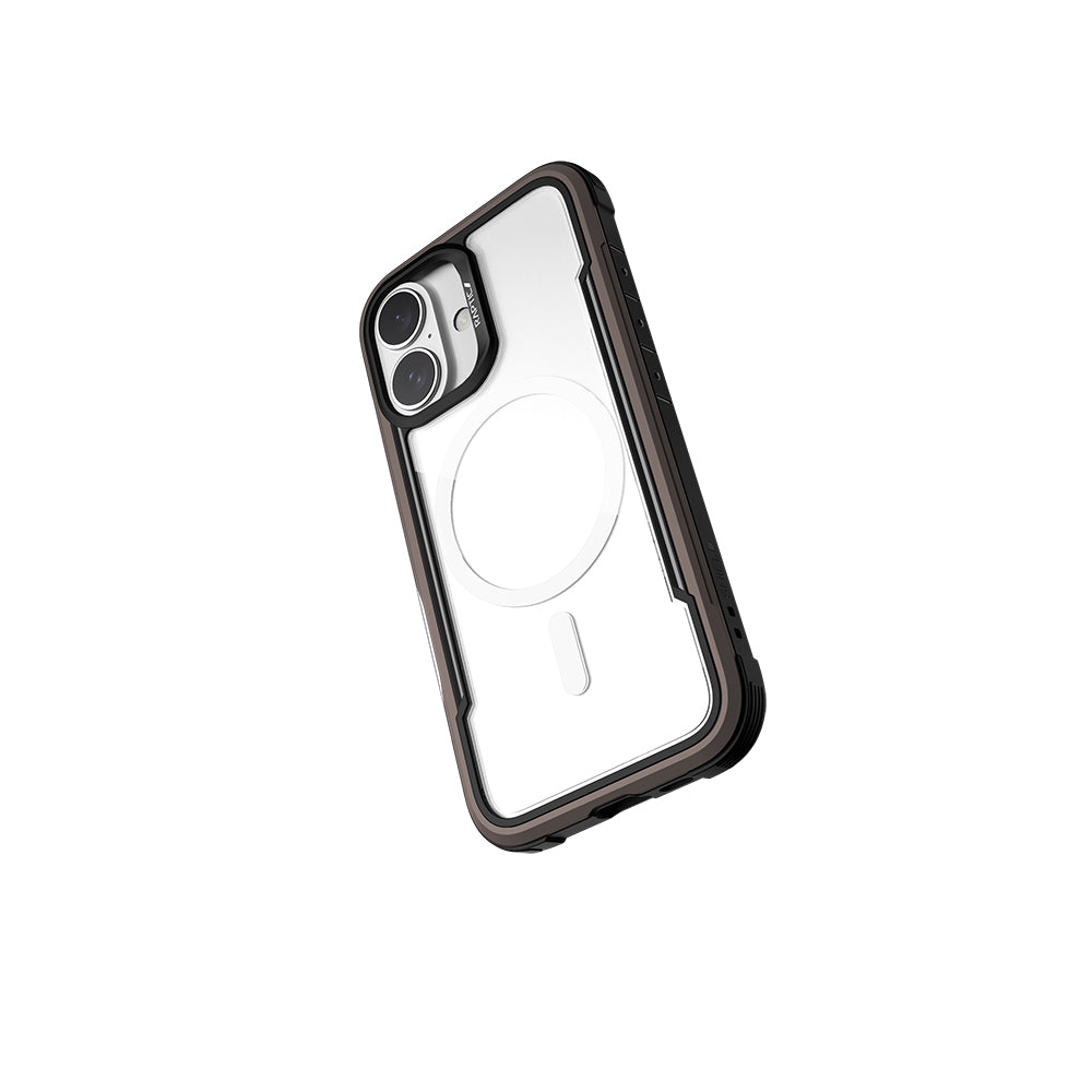 iPhone 16 Kılıf M-safe Şarj Özellikli Airbagli Raptic Shield Serisi Şeffaf Arka Yüzey Kapak