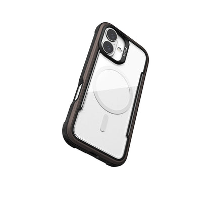 iPhone 16 Kılıf M-safe Şarj Özellikli Airbagli Raptic Shield Serisi Şeffaf Arka Yüzey Kapak