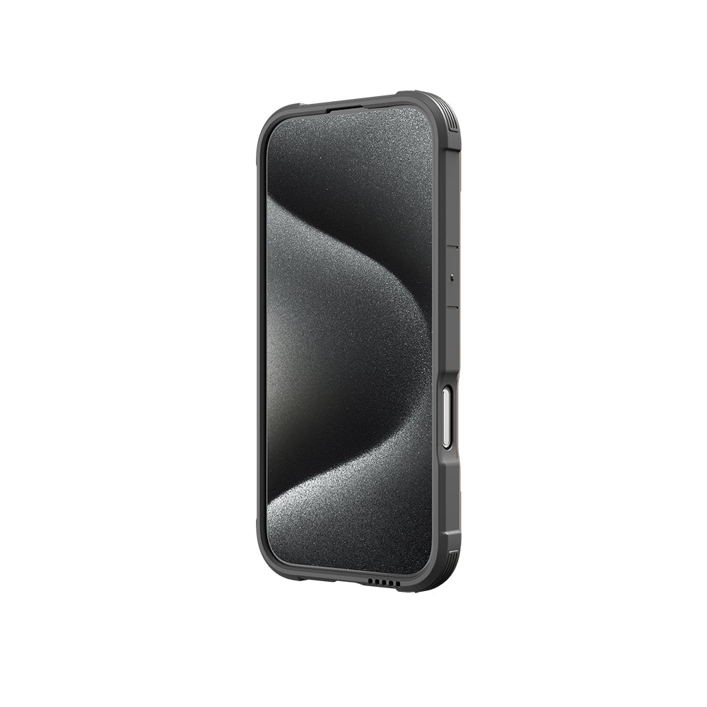 iPhone 16 Kılıf M-safe Şarj Özellikli Airbagli Raptic Shield Serisi Şeffaf Arka Yüzey Kapak