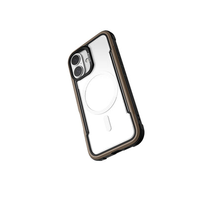 iPhone 16 Kılıf M-safe Şarj Özellikli Airbagli Raptic Shield Serisi Şeffaf Arka Yüzey Kapak