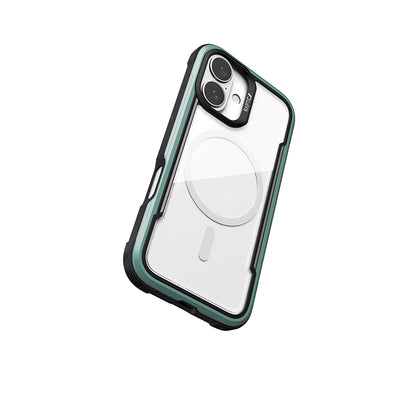 iPhone 16 Kılıf M-safe Şarj Özellikli Airbagli Raptic Shield Serisi Şeffaf Arka Yüzey Kapak