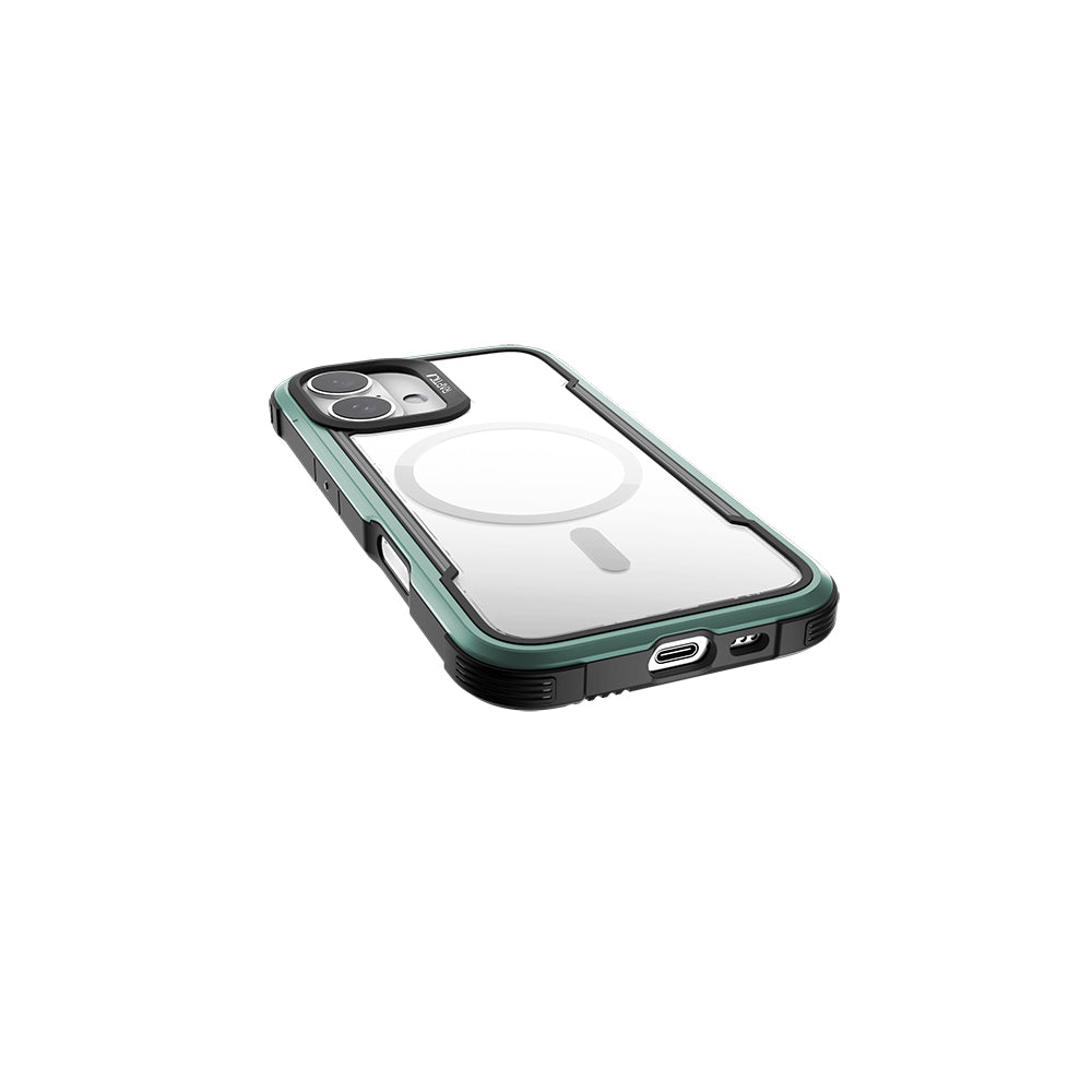 iPhone 16 Kılıf M-safe Şarj Özellikli Airbagli Raptic Shield Serisi Şeffaf Arka Yüzey Kapak