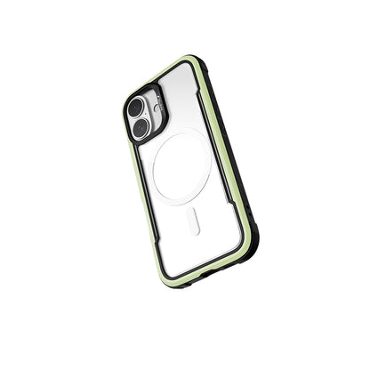 iPhone 16 Kılıf M-safe Şarj Özellikli Airbagli Raptic Shield Serisi Şeffaf Arka Yüzey Kapak