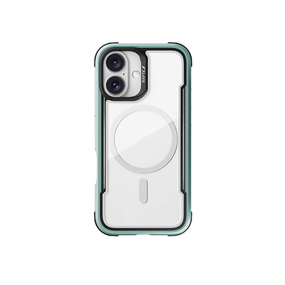 iPhone 16 Kılıf M-safe Şarj Özellikli Airbagli Raptic Shield Serisi Şeffaf Arka Yüzey Kapak