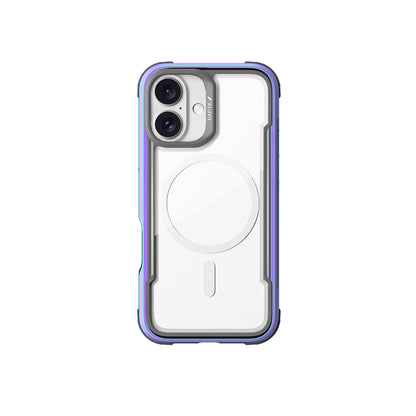 iPhone 16 Kılıf M-safe Şarj Özellikli Airbagli Raptic Shield Serisi Şeffaf Arka Yüzey Kapak