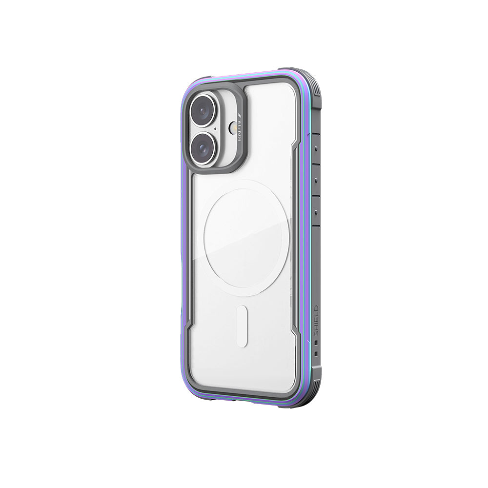 iPhone 16 Kılıf M-safe Şarj Özellikli Airbagli Raptic Shield Serisi Şeffaf Arka Yüzey Kapak