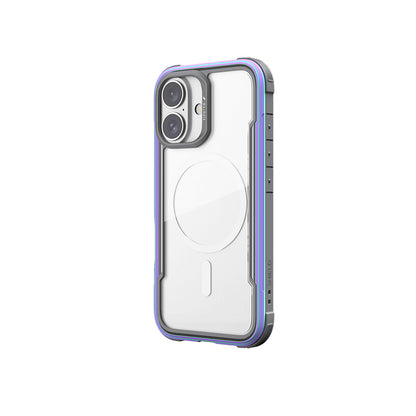 iPhone 16 Kılıf M-safe Şarj Özellikli Airbagli Raptic Shield Serisi Şeffaf Arka Yüzey Kapak