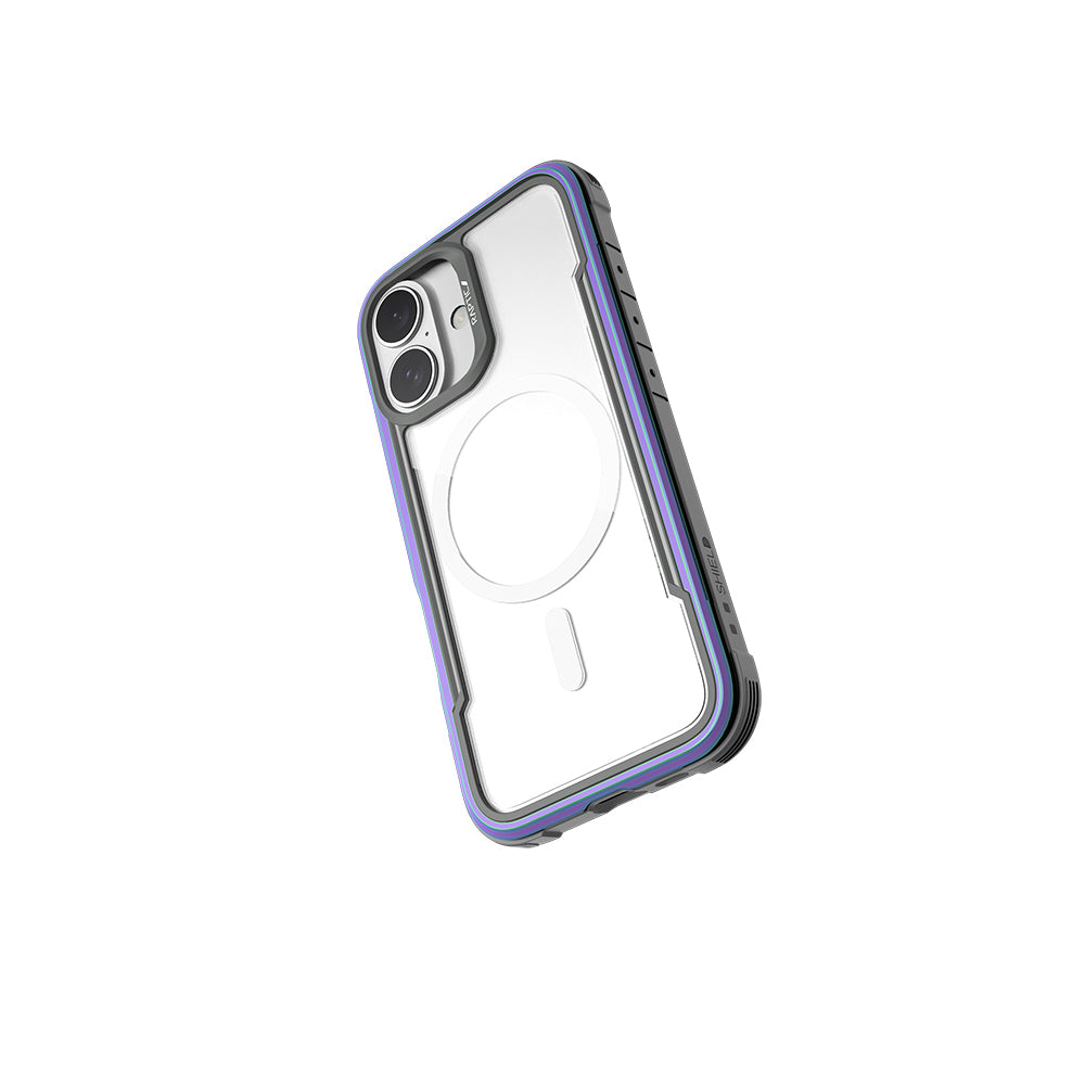 iPhone 16 Kılıf M-safe Şarj Özellikli Airbagli Raptic Shield Serisi Şeffaf Arka Yüzey Kapak