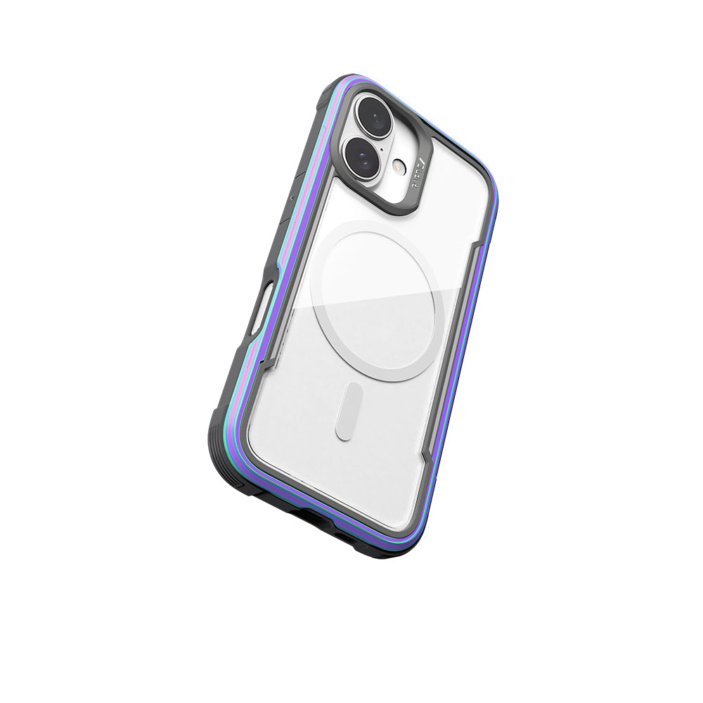 iPhone 16 Kılıf M-safe Şarj Özellikli Airbagli Raptic Shield Serisi Şeffaf Arka Yüzey Kapak