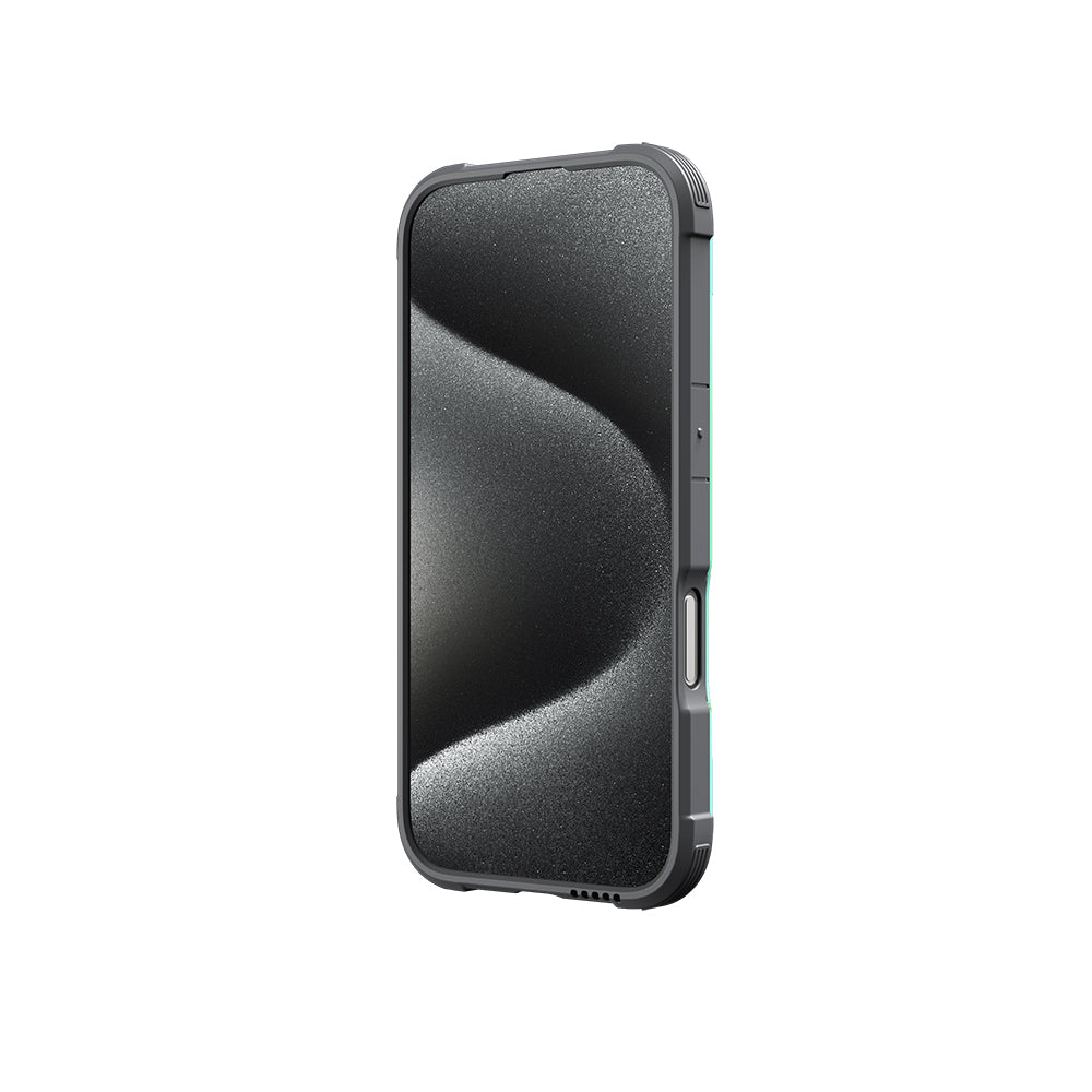 iPhone 16 Kılıf M-safe Şarj Özellikli Airbagli Raptic Shield Serisi Şeffaf Arka Yüzey Kapak