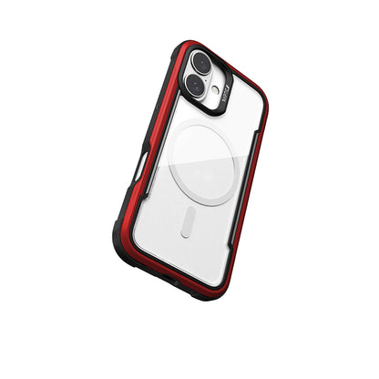 iPhone 16 Kılıf M-safe Şarj Özellikli Airbagli Raptic Shield Serisi Şeffaf Arka Yüzey Kapak