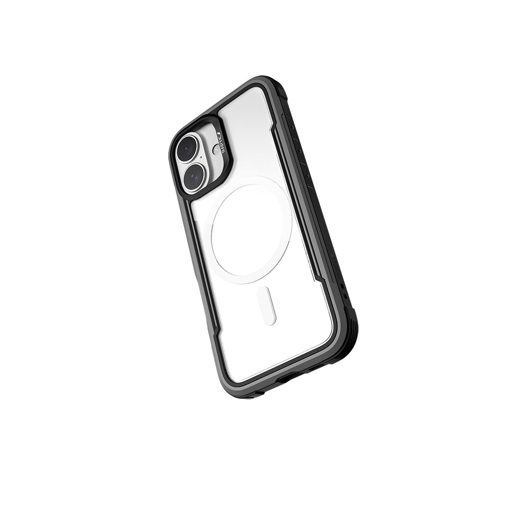 iPhone 16 Kılıf M-safe Şarj Özellikli Airbagli Raptic Shield Serisi Şeffaf Arka Yüzey Kapak