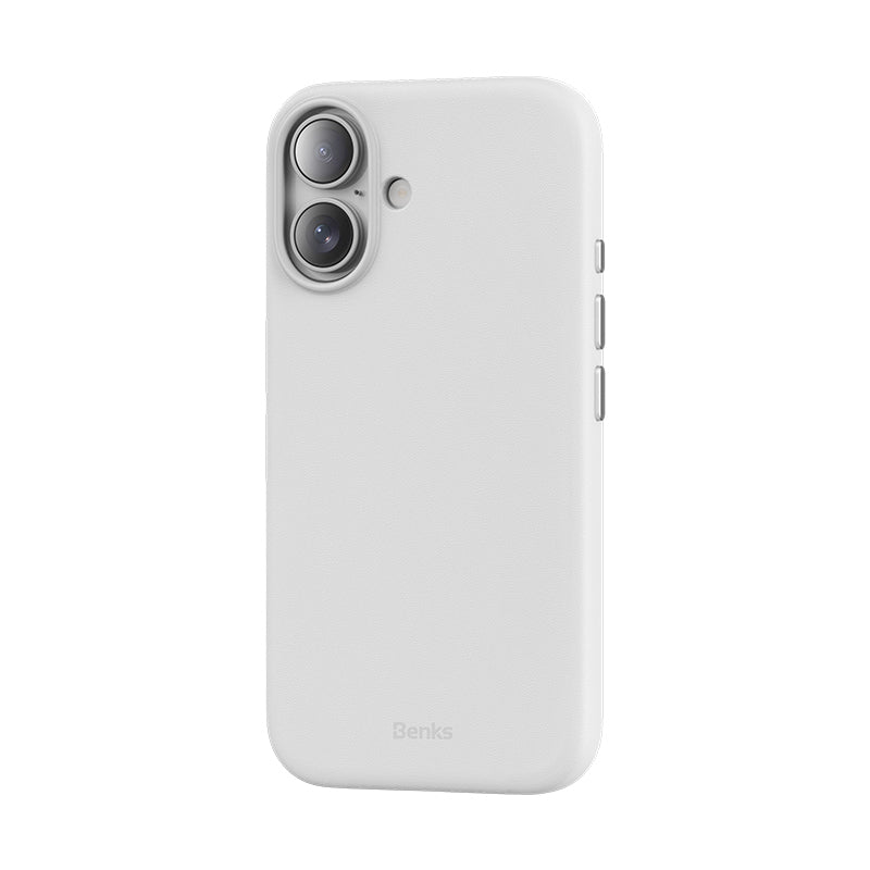 iPhone 16 Kılıf M-safe Şarj Özellikli Çizilmeye Dayanıklı Benks VitaPro Serisi PU Deri Kapak