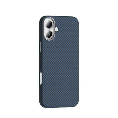 Apple iPhone 16 Kılıf M-safe Şarj Özellikli Karbon Fiber Görünümlü Zore Gros Kapak