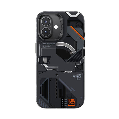iPhone 16 Kılıf M-safe Şarj Özellikli Mekanik Tasarımlı Benks Perspective Serisi Kapak