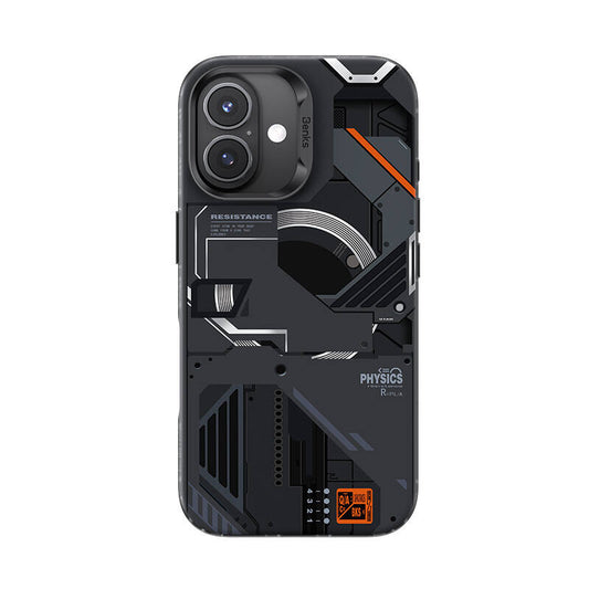 iPhone 16 Kılıf M-safe Şarj Özellikli Mekanik Tasarımlı Benks Perspective Serisi Kapak