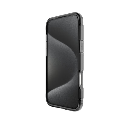 iPhone 16 Kılıf M-safe Şarj Özellikli Raptic Air Serisi Airbag Tasarımlı Metal Köşelikli Şeffaf Kapak