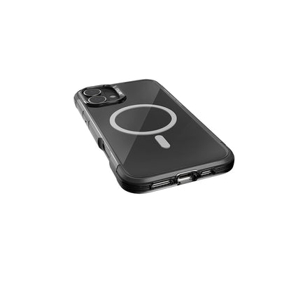 iPhone 16 Kılıf M-safe Şarj Özellikli Raptic Air Serisi Airbag Tasarımlı Metal Köşelikli Şeffaf Kapak