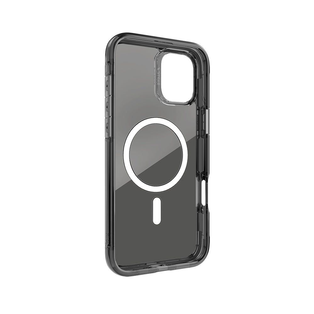 iPhone 16 Kılıf M-safe Şarj Özellikli Raptic Air Serisi Airbag Tasarımlı Metal Köşelikli Şeffaf Kapak
