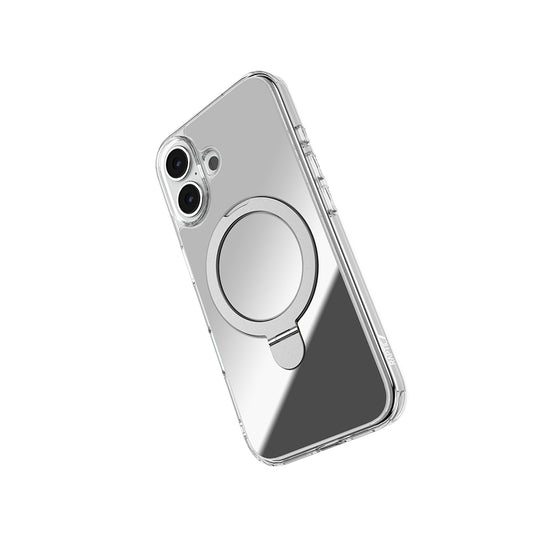 iPhone 16 Kılıf M-safe Şarj Özellikli Raptic Air Stand Serisi Aynalı Arka Yüzey Standlı Kapak