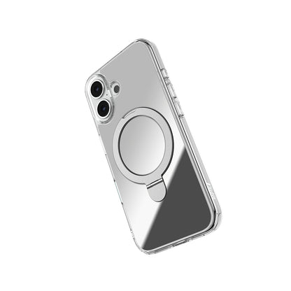 iPhone 16 Kılıf M-safe Şarj Özellikli Raptic Air Stand Serisi Aynalı Arka Yüzey Standlı Kapak