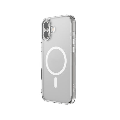 iPhone 16 Kılıf M-safe Şarj Özellikli Raptic Crystal M-safe Serisi Şeffaf Kapak