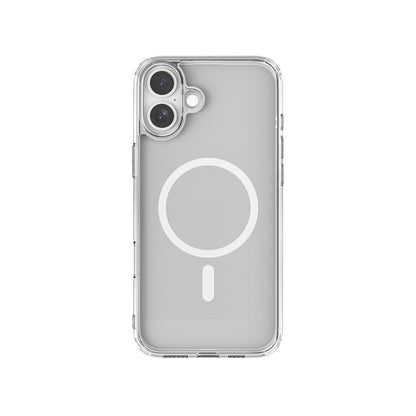 iPhone 16 Kılıf M-safe Şarj Özellikli Raptic Crystal M-safe Serisi Şeffaf Kapak
