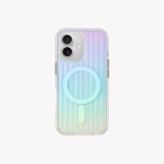 iPhone 16 Kılıf M-safe Şarj Özellikli Renk Geçişli Askı Aparatlı Coehl Linear Kapak