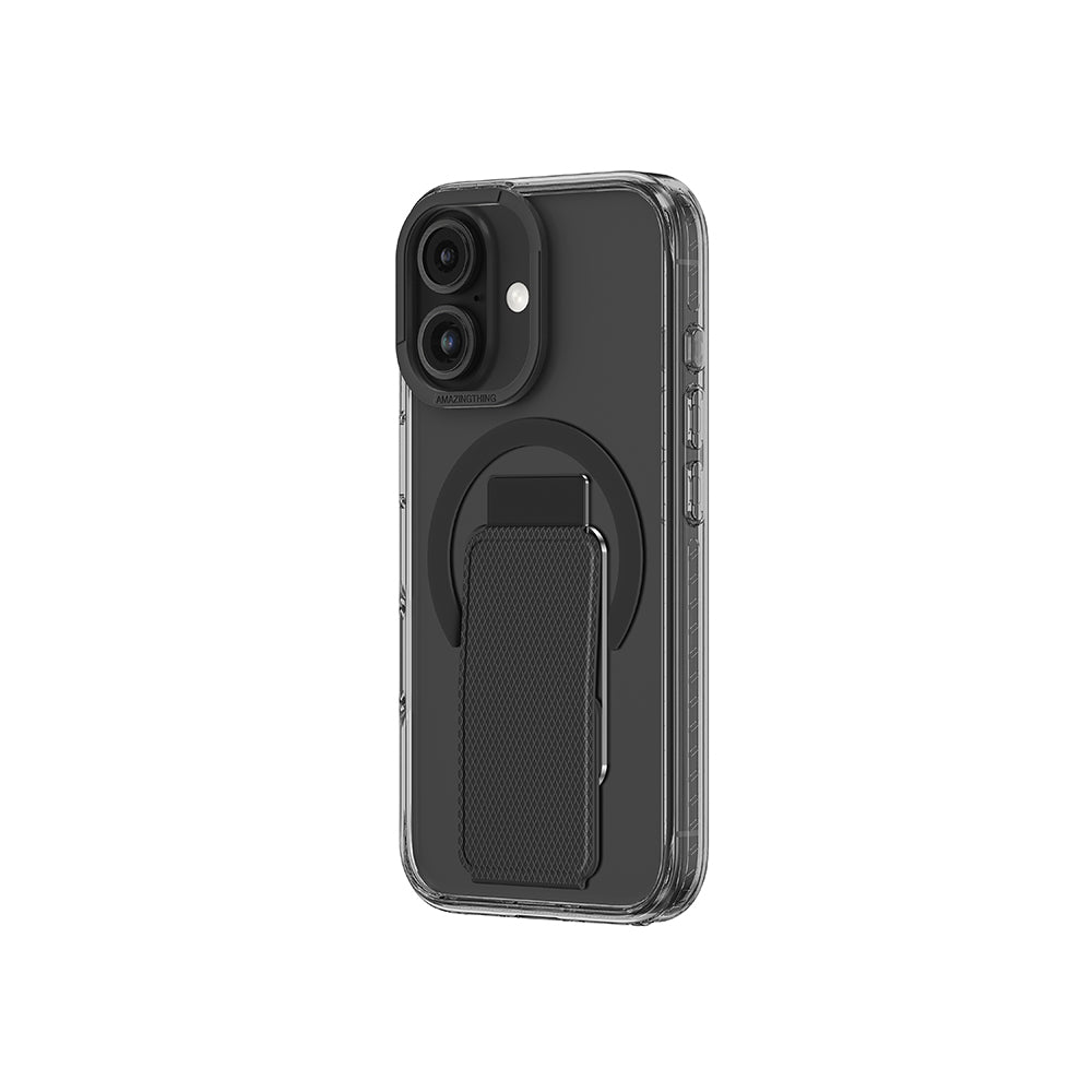 iPhone 16 Kılıf M-safe Şarj Özellikli Standlı Amazingthing Titan Pro Plus Kapak
