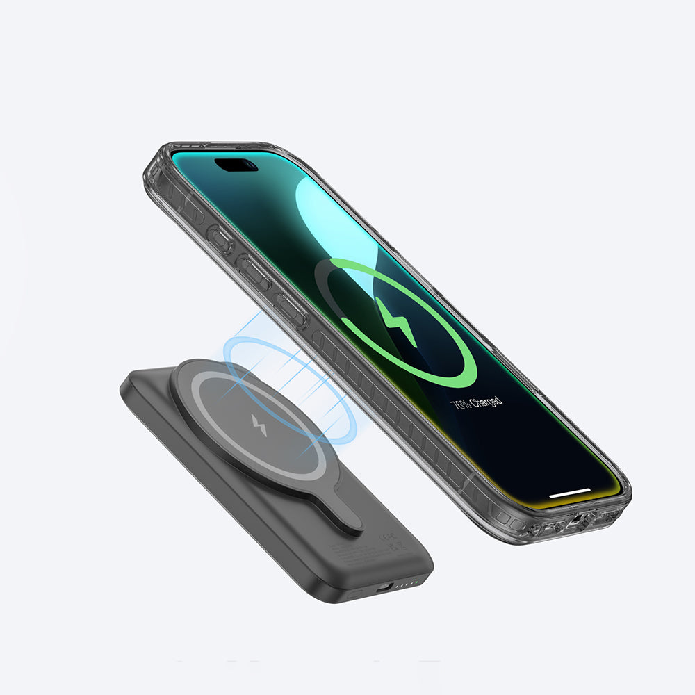 iPhone 16 Kılıf M-safe Şarj Özellikli Standlı Amazingthing Titan Pro Plus Kapak