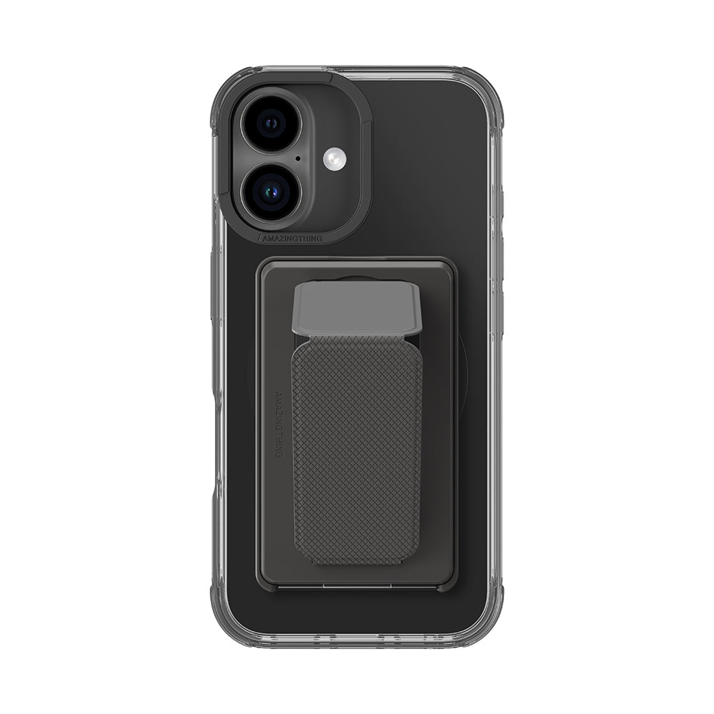 iPhone 16 Kılıf M-safe Şarj Özellikli Standlı Set Amazingthing Omni Adventure Serisi Kapak