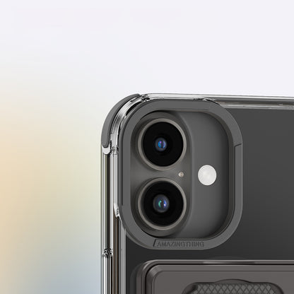 iPhone 16 Kılıf M-safe Şarj Özellikli Standlı Set Amazingthing Omni Adventure Serisi Kapak
