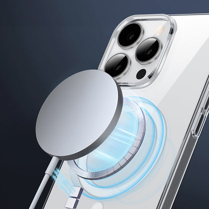 iPhone 16 Kılıf M-safe Şarj Özellikli Wiwu YXK-207 Invisible Pro Sert PC Kapak