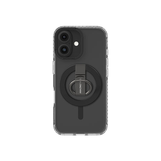 iPhone 16 Kılıf M-safe Şarj Özellikli Yüzük Standlı Amazingthing Titan Pro Serisi Kapak