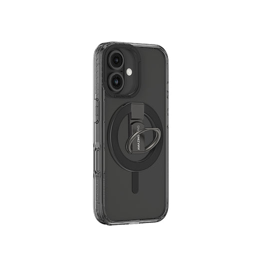 iPhone 16 Kılıf M-safe Şarj Özellikli Yüzük Standlı Amazingthing Titan Pro Serisi Kapak