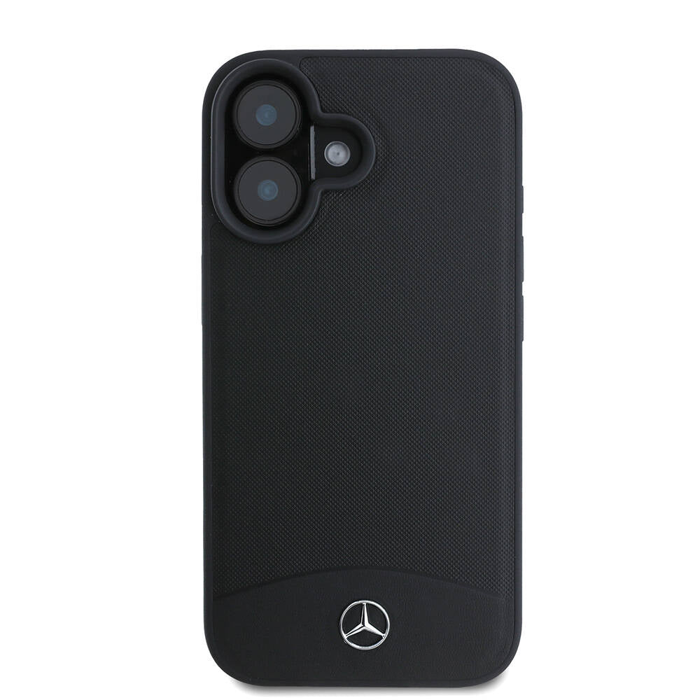 iPhone 16 Kılıf Mercedes Benz Orjinal Lisanslı M-safe Şarj Özellikli Dokulu ve Düz Deri Kapak