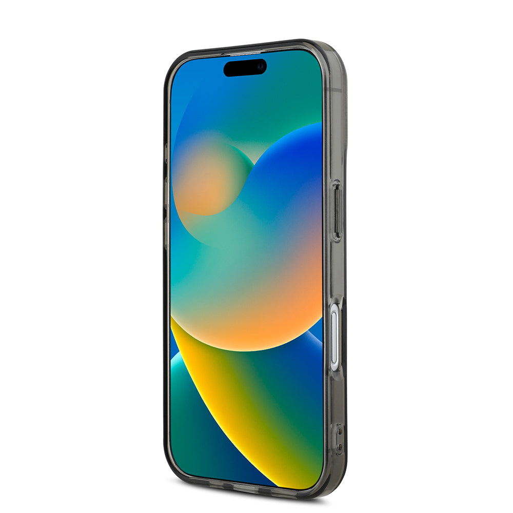 iPhone 16 Kılıf Mercedes Benz Orjinal Lisanslı M-safe Şarj Özellikli Saydam Yüzey Silver Ring Kapak