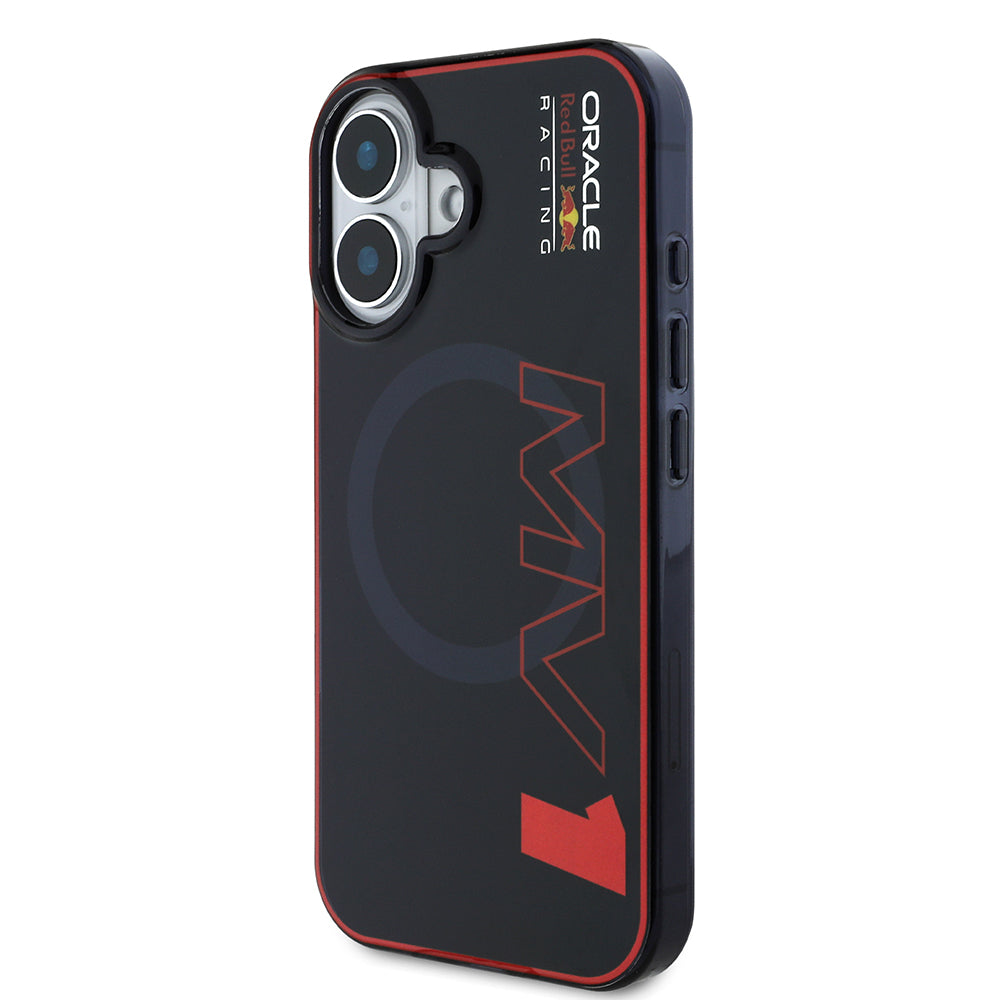iPhone 16 Kılıf Redbull Orjinal Lisanslı M-safe Şarj Özellikli Çift Katmanlı Sert PC Büyük Boy MV Kapak