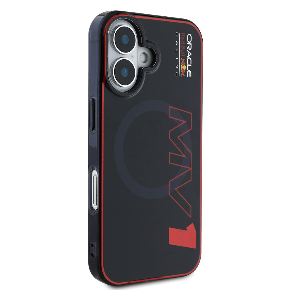 iPhone 16 Kılıf Redbull Orjinal Lisanslı M-safe Şarj Özellikli Çift Katmanlı Sert PC Büyük Boy MV Kapak