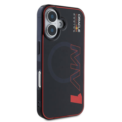 iPhone 16 Kılıf Redbull Orjinal Lisanslı M-safe Şarj Özellikli Çift Katmanlı Sert PC Büyük Boy MV Kapak