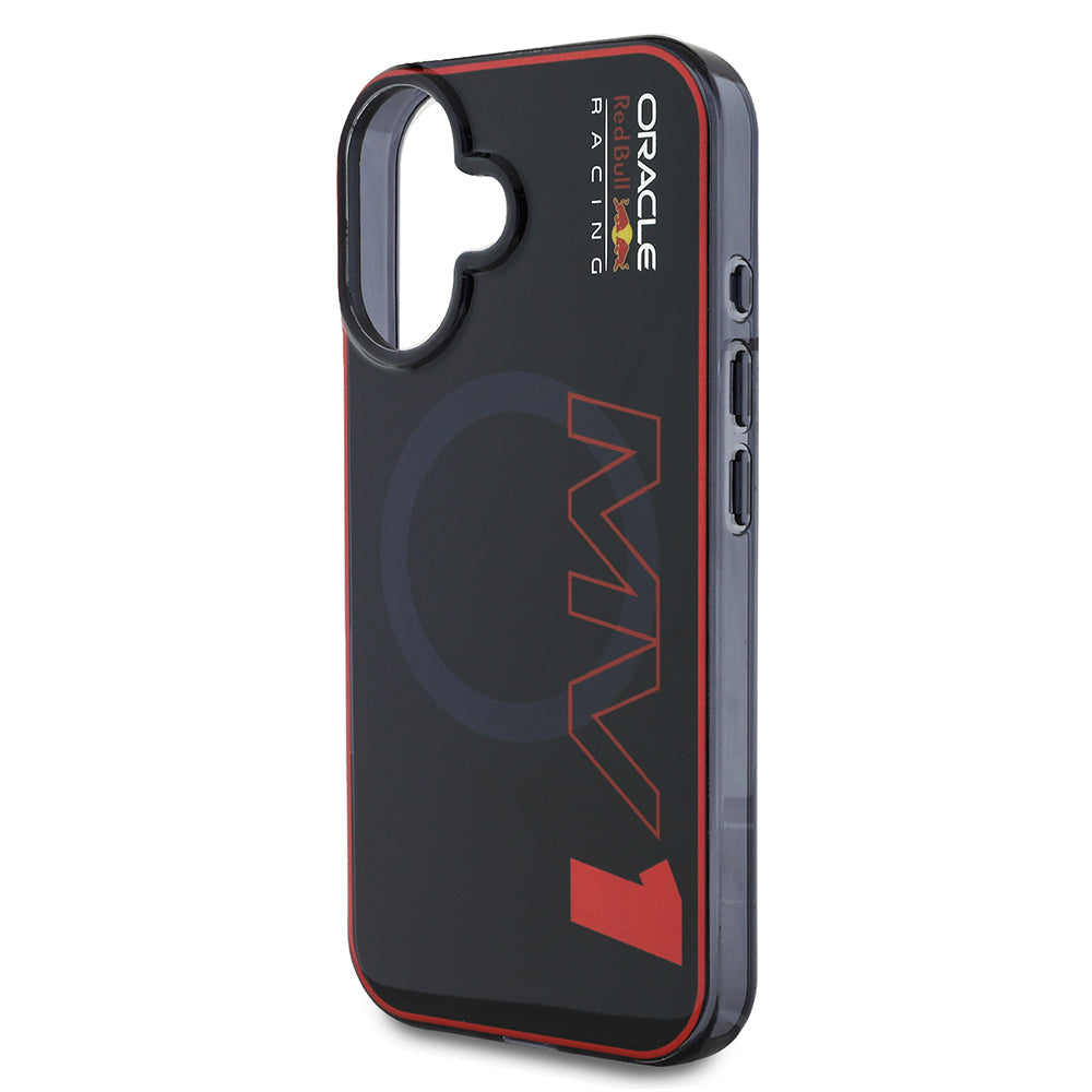 iPhone 16 Kılıf Redbull Orjinal Lisanslı M-safe Şarj Özellikli Çift Katmanlı Sert PC Büyük Boy MV Kapak