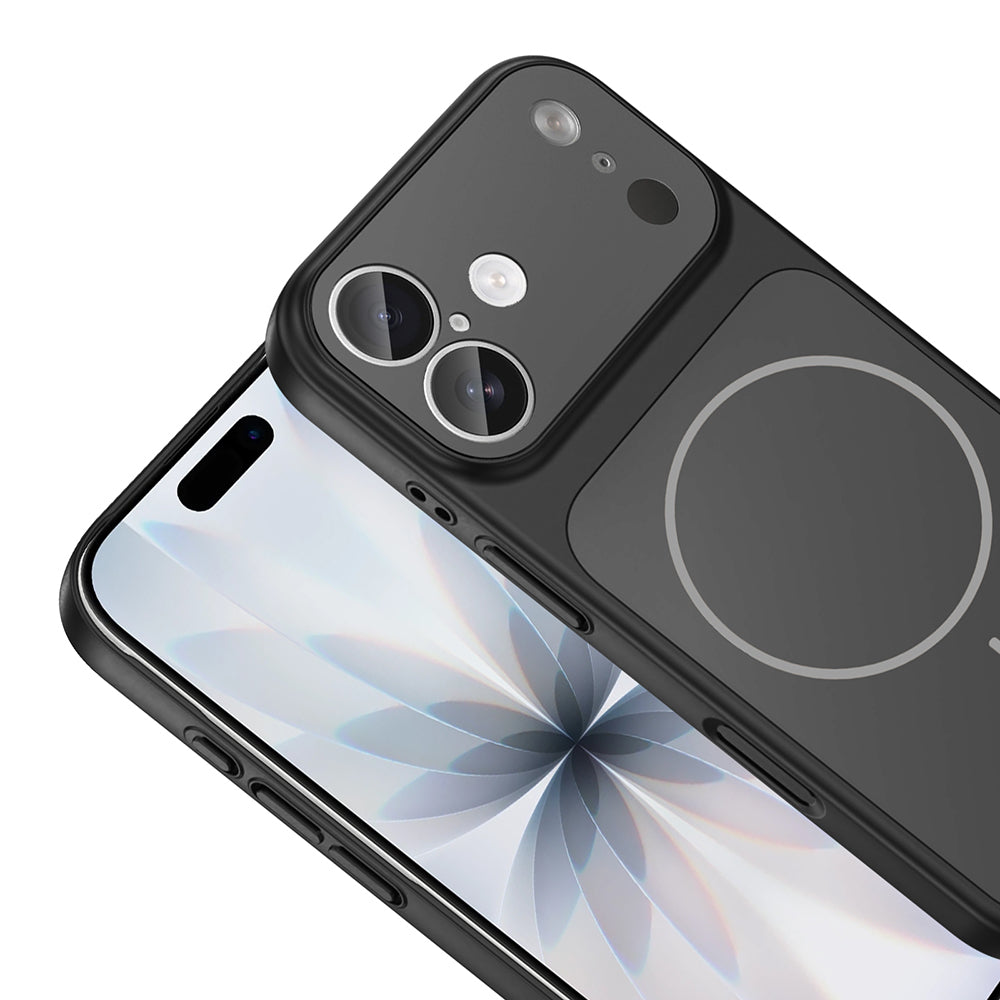 Apple iPhone 16 Kılıf Zore M-Safe Şarj Özellikli Kamera Korumalı Formen Kapak