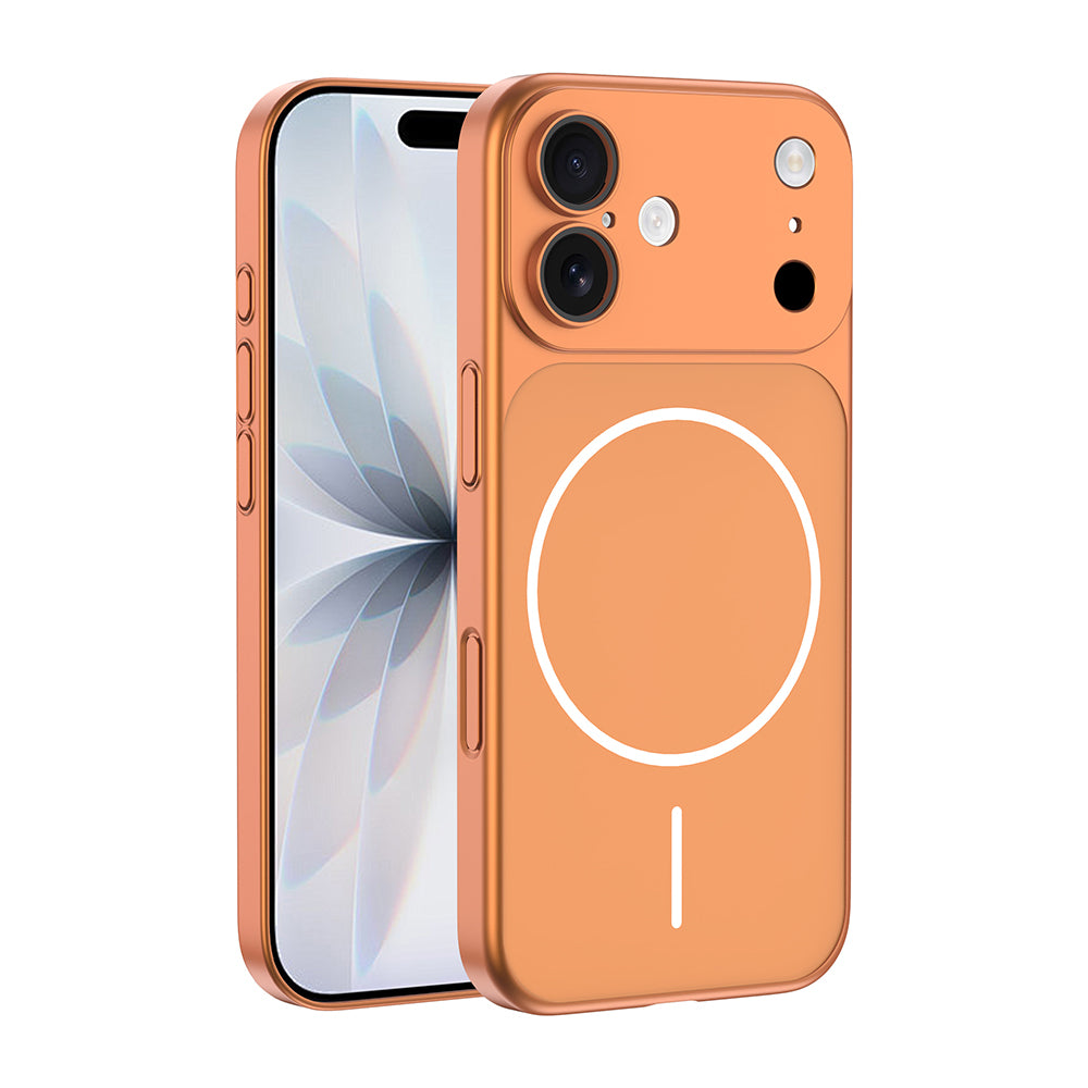 Apple iPhone 16 Kılıf Zore M-Safe Şarj Özellikli Kamera Korumalı Spark Kapak