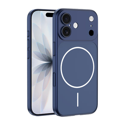 Apple iPhone 16 Kılıf Zore M-Safe Şarj Özellikli Kamera Korumalı Spark Kapak