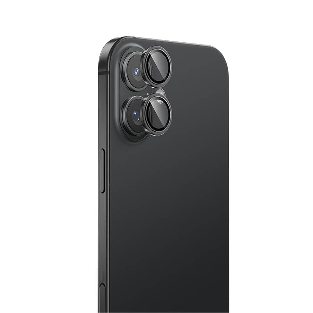 iPhone 16 Plus Benks Parlama Önleyici Glass Warrior Metal Kamera Lens Koruyucu